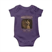 Annie Oakley Baby Onesie Little Sure Shot The Legendary American Cowgirl - Wonder Print Shop