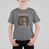 Annie Oakley T Shirt For Kid Little Sure Shot The Legendary American Cowgirl - Wonder Print Shop