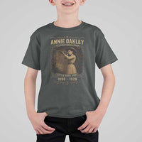 Annie Oakley T Shirt For Kid Little Sure Shot The Legendary American Cowgirl - Wonder Print Shop