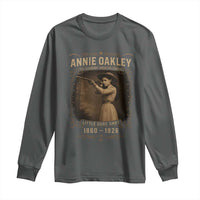 Annie Oakley Long Sleeve Shirt Little Sure Shot The Legendary American Cowgirl - Wonder Print Shop