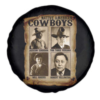 Native American Cowboy Legends Spare Tire Cover Vintage Western Rodeo - Wonder Print Shop