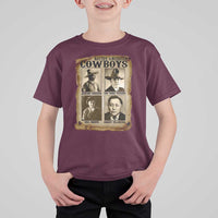 Native American Cowboy Legends T Shirt For Kid Vintage Western Rodeo - Wonder Print Shop