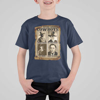 Native American Cowboy Legends T Shirt For Kid Vintage Western Rodeo - Wonder Print Shop