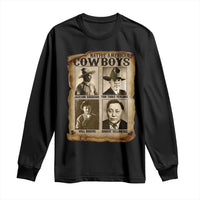 Native American Cowboy Legends Long Sleeve Shirt Vintage Western Rodeo - Wonder Print Shop
