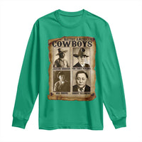 Native American Cowboy Legends Long Sleeve Shirt Vintage Western Rodeo - Wonder Print Shop