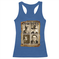 Native American Cowboy Legends Racerback Tank Top Vintage Western Rodeo - Wonder Print Shop