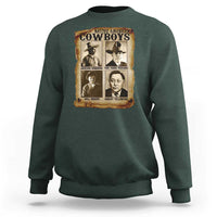 Native American Cowboy Legends Sweatshirt Vintage Western Rodeo - Wonder Print Shop