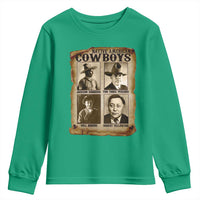Native American Cowboy Legends Youth Sweatshirt Vintage Western Rodeo - Wonder Print Shop