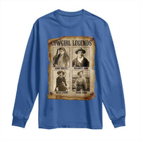 Cowgirl Legends Long Sleeve Shirt Vintage Legendary American Old West - Wonder Print Shop