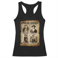 Cowgirl Legends Racerback Tank Top Vintage Legendary American Old West - Wonder Print Shop