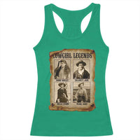 Cowgirl Legends Racerback Tank Top Vintage Legendary American Old West - Wonder Print Shop