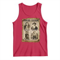 Cowgirl Legends Tank Top Vintage Legendary American Old West - Wonder Print Shop