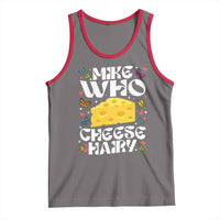 Funny Mike Who Cheese Hairy Tank Top Inappropriate Adult Humor - Wonder Print Shop