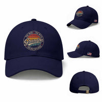 Grandpa The Man The Myth The Bad Influence Baseball Cap Retro Forest Father's Day
