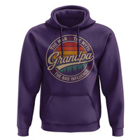 Grandpa The Man The Myth The Bad Influence Hoodie Retro Forest Father's Day