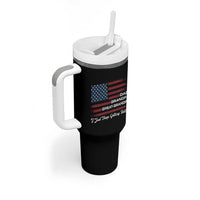 Dad Grandpa Great Grandpa I Just Keep Getting Better Tumbler With Handle Vintage American Flag Father's Day