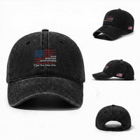 Dad Grandpa Great Grandpa I Just Keep Getting Better Washed Cotton Baseball Cap Vintage American Flag Father's Day