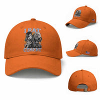 I Eat Cement Funny Alpha Wolf Meme Baseball Cap Stupid Brainrot Meme Edging Werewolf Boootleg Graphic