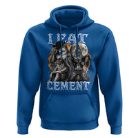 I Eat Cement Funny Alpha Wolf Meme Hoodie Stupid Brainrot Meme Edging Werewolf Boootleg Graphic