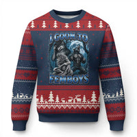 I Goon to Femboys Funny Edging Alpha Wolf Ugly Christmas Sweater Stupid Brainrot Meme