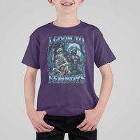 I Goon to Femboys Funny Edging Alpha Wolf T Shirt For Kid Stupid Brainrot Meme