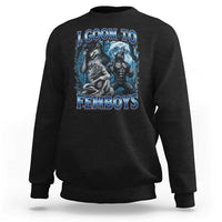 I Goon to Femboys Funny Edging Alpha Wolf Sweatshirt Stupid Brainrot Meme