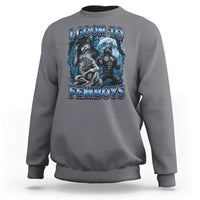 I Goon to Femboys Funny Edging Alpha Wolf Sweatshirt Stupid Brainrot Meme