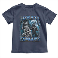 I Goon to Femboys Funny Edging Alpha Wolf Toddler T Shirt Stupid Brainrot Meme
