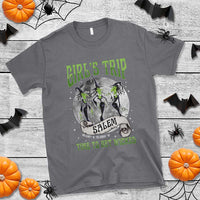 Halloween Witches T Shirt Girl's Trip Salem Time To Get Wicked Moon - Wonder Print Shop