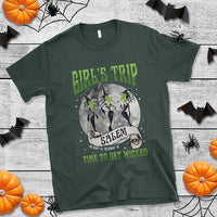 Halloween Witches T Shirt Girl's Trip Salem Time To Get Wicked Moon - Wonder Print Shop