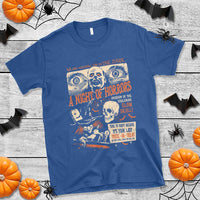 Halloween T Shirt Vintage Horror Movies Poster Skull Witch Grave Zombie - Wonder Print Shop