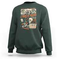 Halloween Sweatshirt Vintage Horror Movies Poster Skull Witch Grave Zombie - Wonder Print Shop