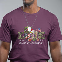 Love Our Veterans T Shirt Veterans Day Proud Military American Flag - Wonder Print Shop