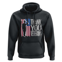 Thank You Veterans Hoodie Veterans Day Proud Military American Flag