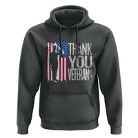 Thank You Veterans Hoodie Veterans Day Proud Military American Flag