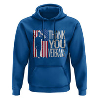 Thank You Veterans Hoodie Veterans Day Proud Military American Flag