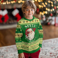 Xmas In Hawaii Ugly Christmas Sweater Mele Kalikimaka Retro Santa Shaka Aloha - Wonder Print Shop