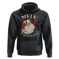 Christmas In Hawaii Hoodie Mele Kalikimaka Retro Santa Shaka Aloha Xmas