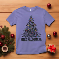 Christmas In Hawaii T Shirt Mele Kalikimaka Christmas Tree Kakau Tattoo - Wonder Print Shop