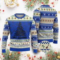 Xmas In Hawaii Ugly Christmas Sweater Mele Kalikimaka Christmas Tree Kakau Tattoo - Wonder Print Shop