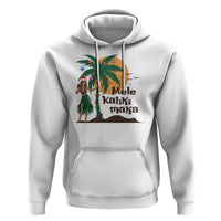 Christmas In Hawaii Hoodie Mele Kalikimaka Retro Hula Girls Santa Hat Xmas