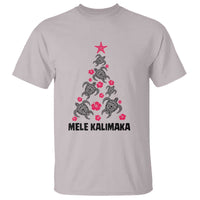 Christmas In Hawaii T Shirt Mele Kalikimaka Kakau Tattoo Turtle Christmas Tree - Wonder Print Shop