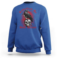 Radicalized By Basic Decency Sweatshirt Vintage Gothic Victorian Crow Skull - Wonder Print Shop