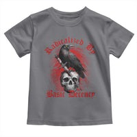 Radicalized By Basic Decency Toddler T Shirt Vintage Gothic Victorian Crow Skull - Wonder Print Shop