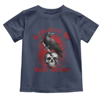 Radicalized By Basic Decency Toddler T Shirt Vintage Gothic Victorian Crow Skull - Wonder Print Shop