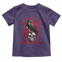 Radicalized By Basic Decency Toddler T Shirt Vintage Gothic Victorian Crow Skull - Wonder Print Shop