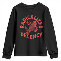 Radicalized By Basic Decency Youth Sweatshirt Feminist Activist - Wonder Print Shop