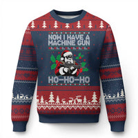 Funny Christmas 80's Die Movie Ugly Christmas Sweater Now I Have A Machine Gun Ho Ho Ho Gun Lover - Wonder Print Shop