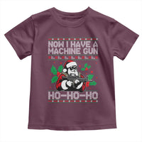 Funny Christmas 80's Die Movie Toddler T Shirt Now I Have A Machine Gun Ho Ho Ho Gun Lover - Wonder Print Shop