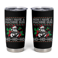 Funny Christmas 80's Die Movie Tumbler Cup Now I Have A Machine Gun Ho Ho Ho Gun Lover - Wonder Print Shop
